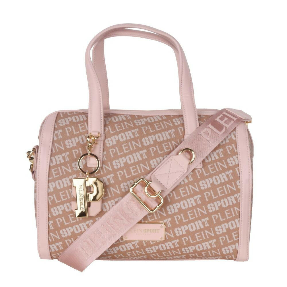 Plein Sport Pink Polyamide Women Crossbody Bag.
