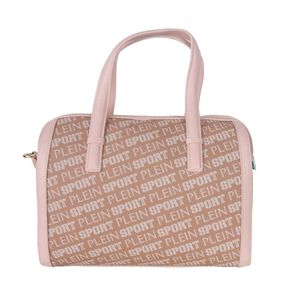 Plein Sport Pink Polyamide Women Crossbody Bag.