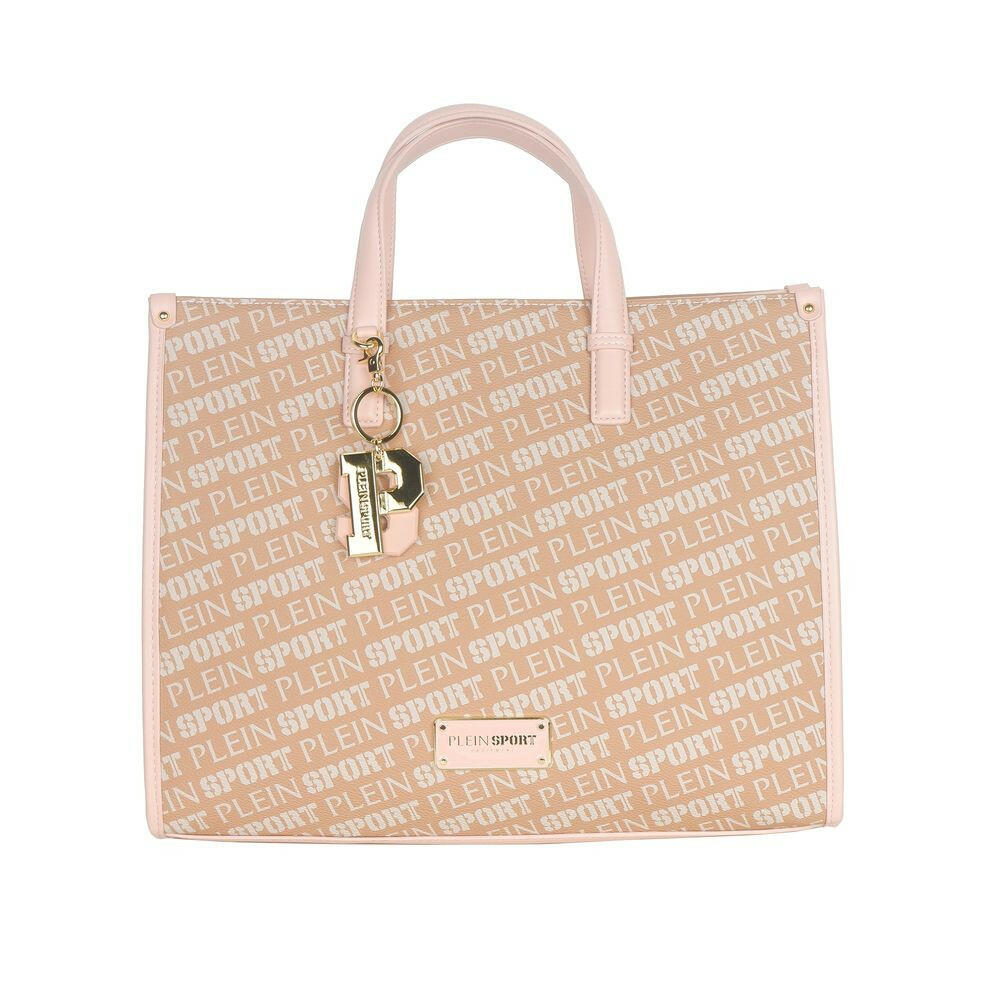 Plein Sport Pink Polyamide Women Shoulder Bag.
