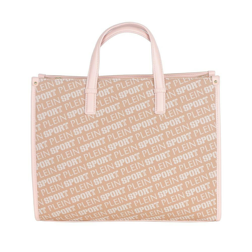 Plein Sport Pink Polyamide Women Shoulder Bag.