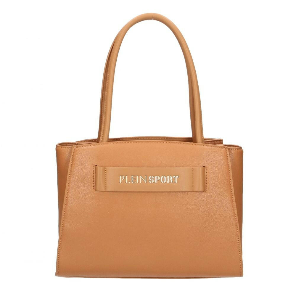 Plein Sport Brown Polyethylene Women Shoulder Bag.