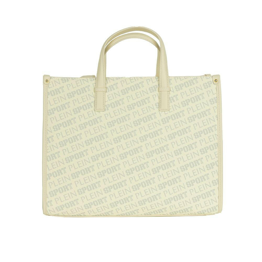 Plein Sport White Polyamide Women Shoulder Bag.