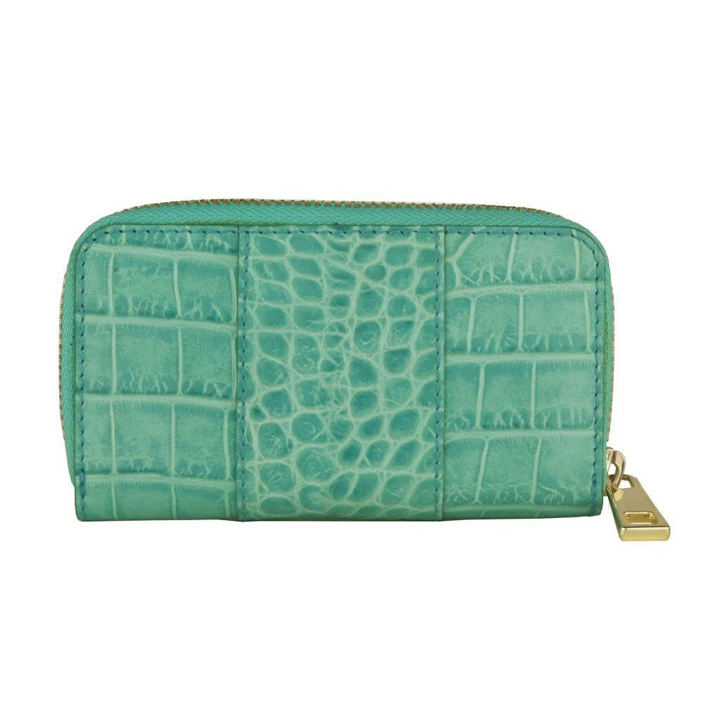 Cavalli Class Light Blue Calfskin Women Keychain.