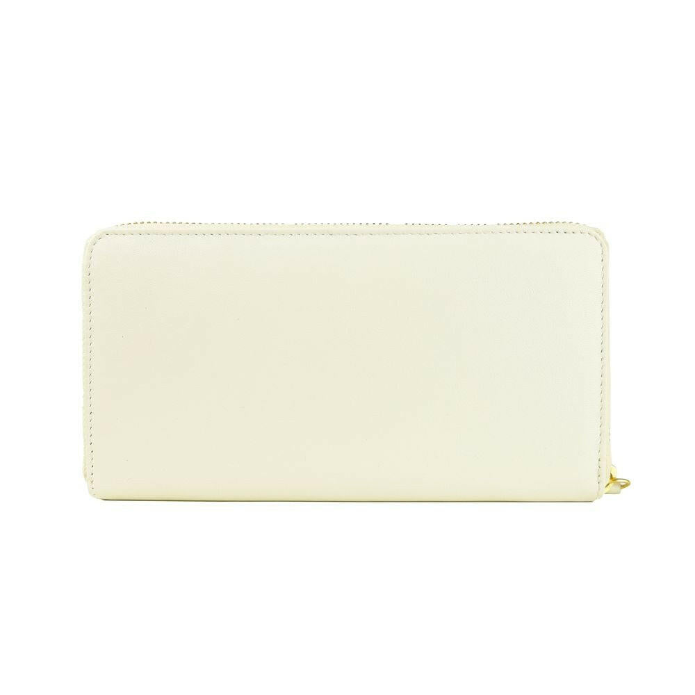 Cavalli Class White Calfskin Women Wallet.