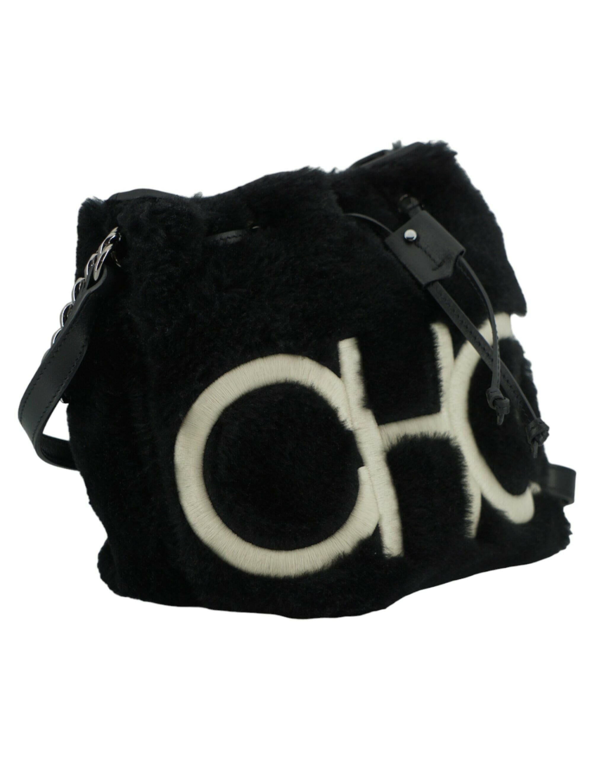 Jimmy Choo Black Leather Top Handle and Shoulder Bag.