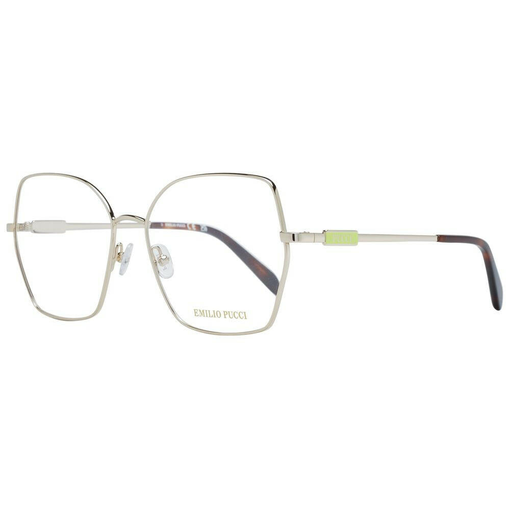Emilio Pucci Gold Women Glasses Frame.