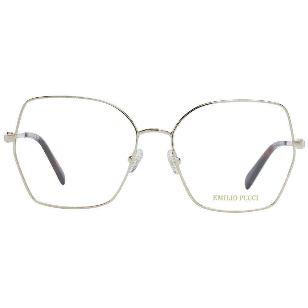 Emilio Pucci Gold Women Glasses Frame.