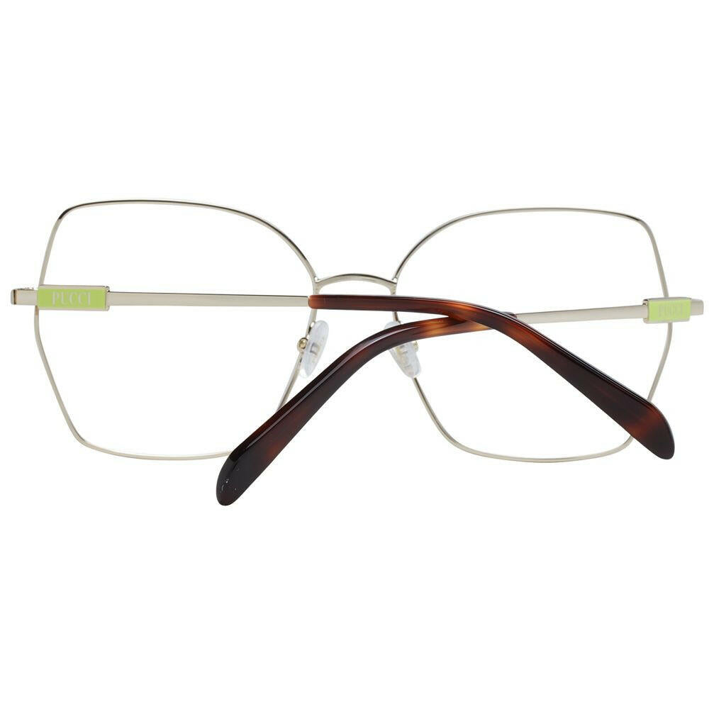 Emilio Pucci Gold Women Glasses Frame.