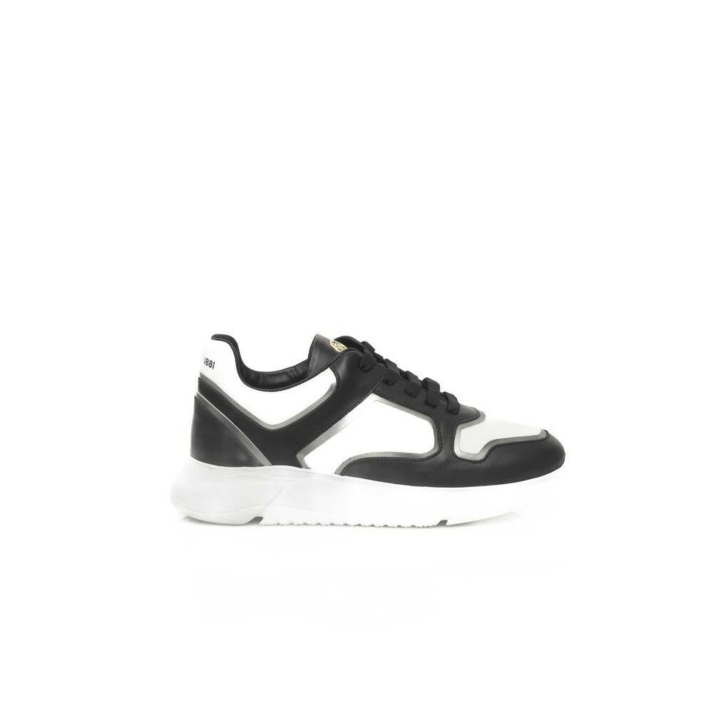 Cerruti 1881 Black Cowhide Women Sneaker.