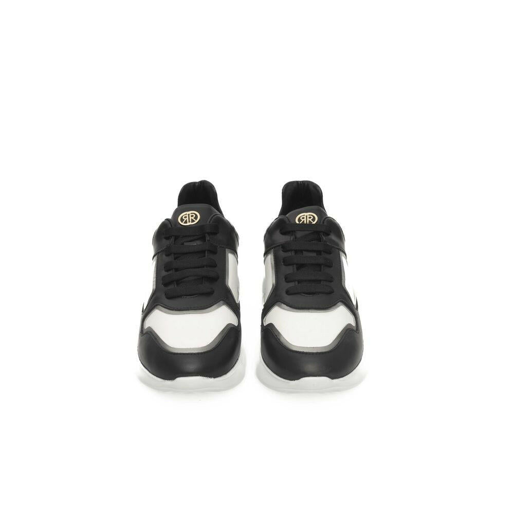 Cerruti 1881 Black Cowhide Women Sneaker.