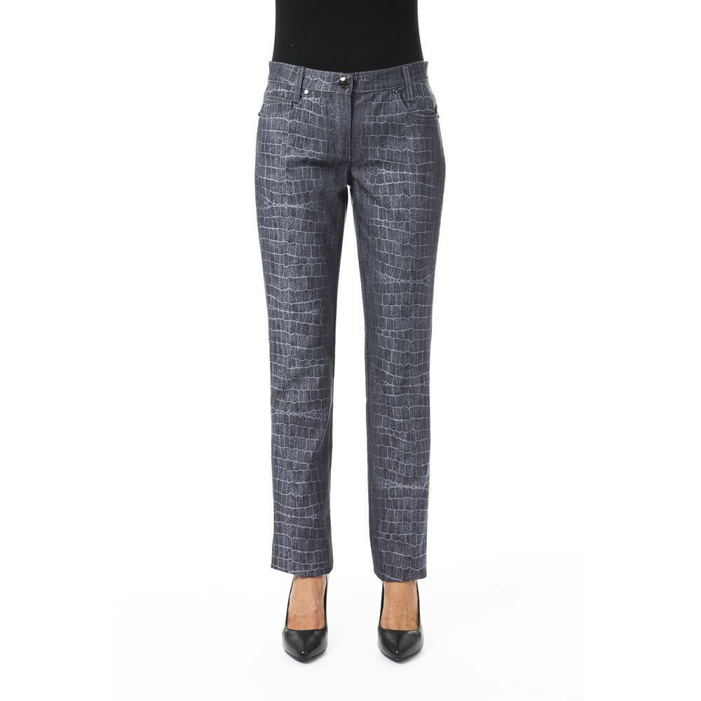 BYBLOS Black Viscose Women's Pants.