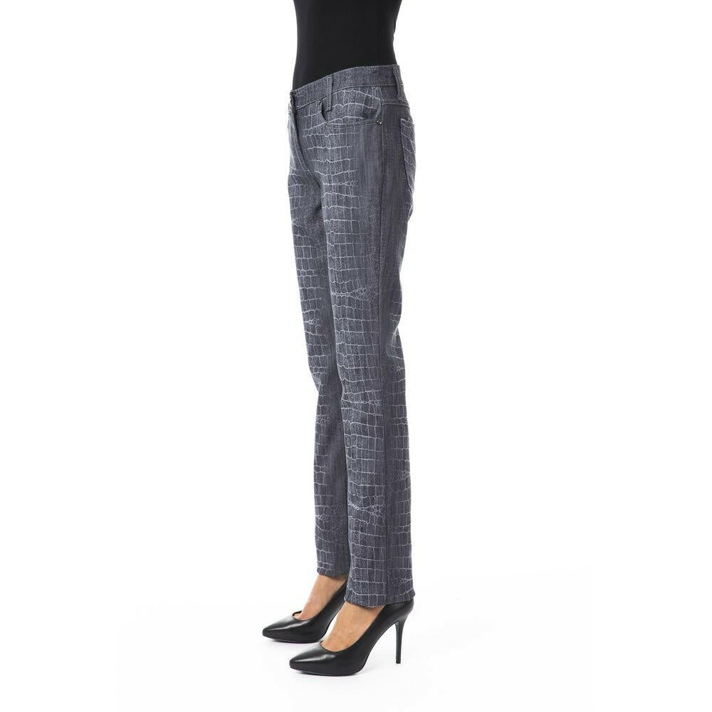 BYBLOS Black Viscose Women's Pants.