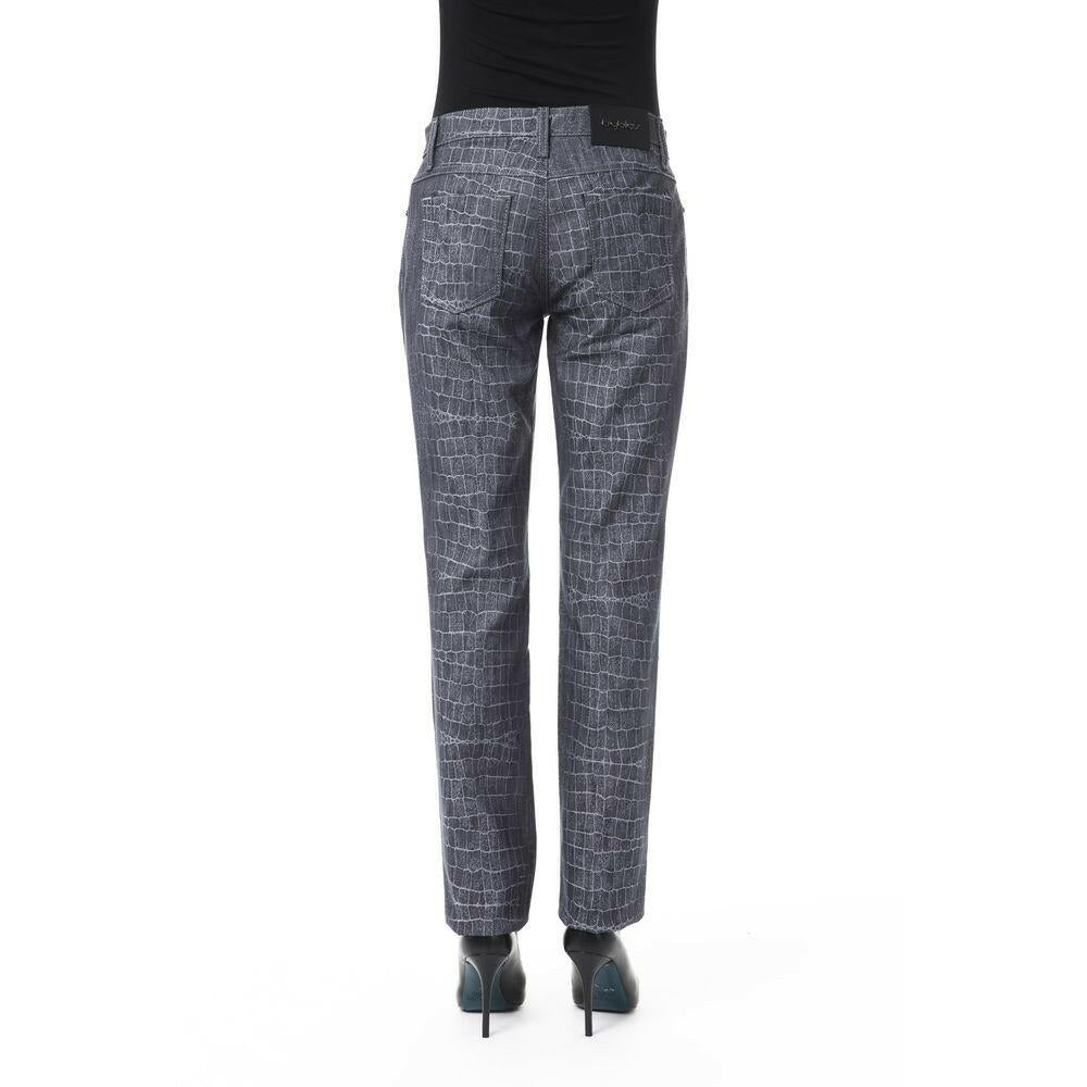 BYBLOS Black Viscose Women's Pants.