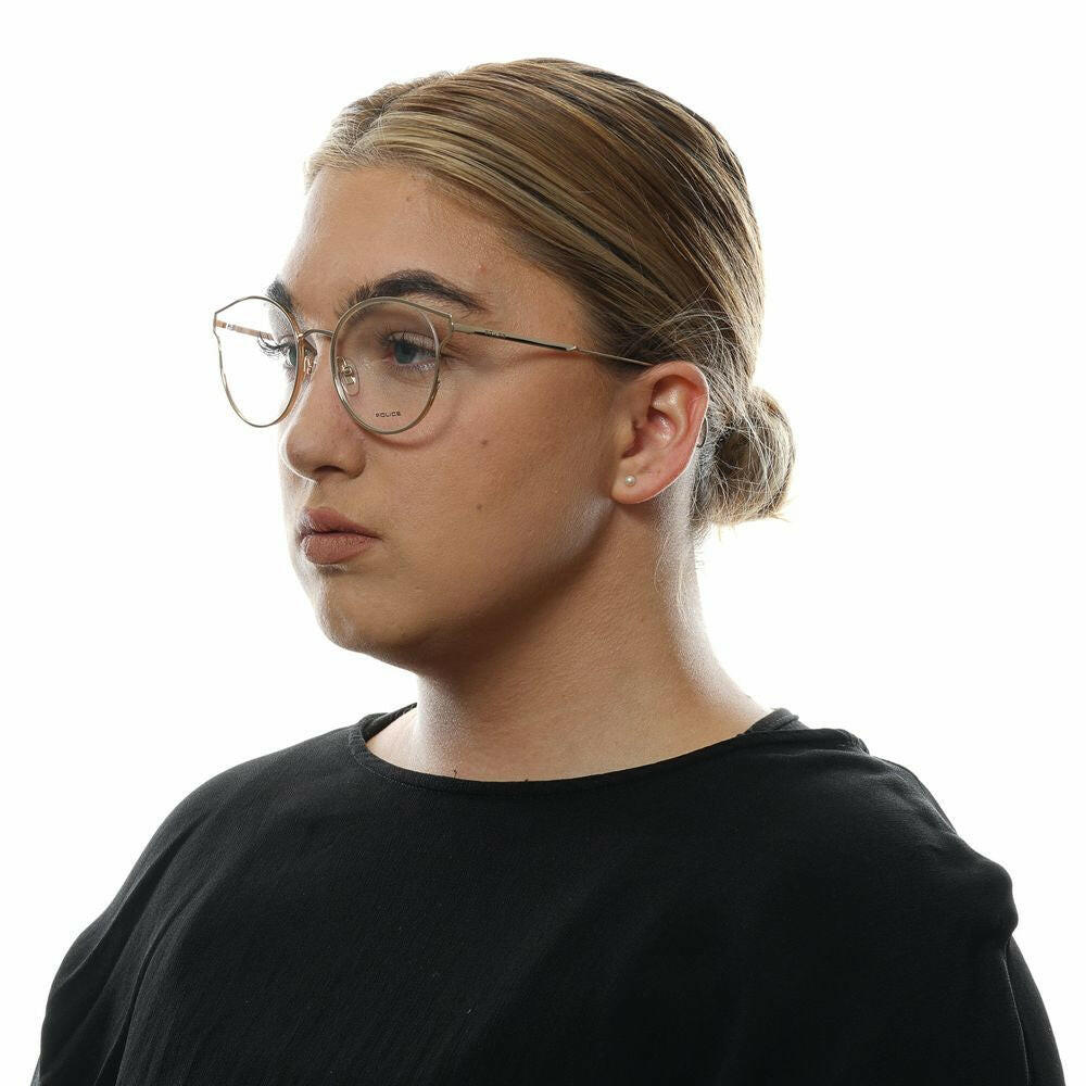 Police Rose Gold Women Glasses Frame.