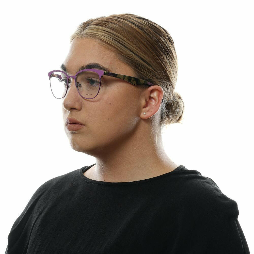 Police Purple Women Glasses Frame.
