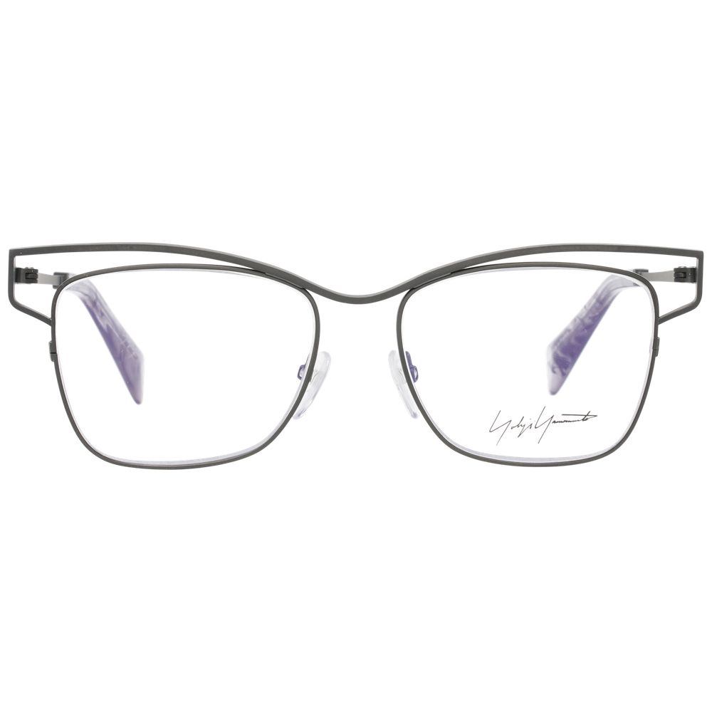 Yohji Yamamoto Gray Women Glasses Frame Yohji Yamamoto