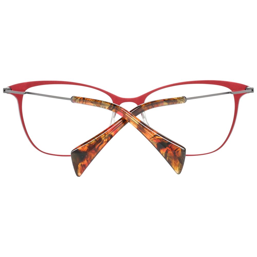 Yohji Yamamoto Red Women Glasses Frame Yohji Yamamoto