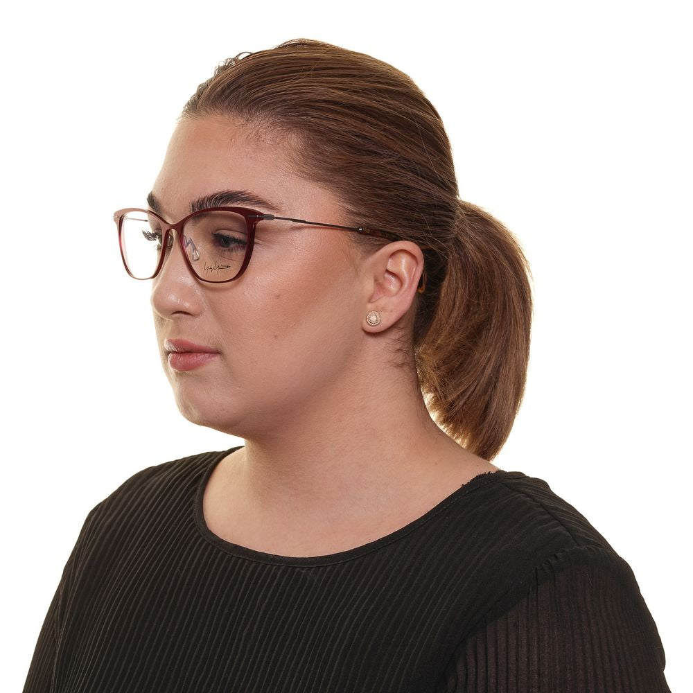 Yohji Yamamoto Red Women Glasses Frame Yohji Yamamoto