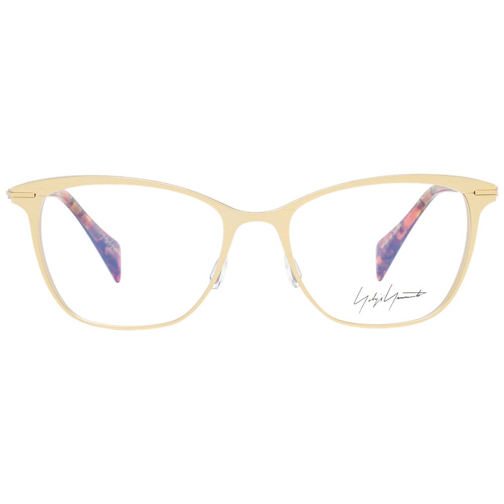 Yohji Yamamoto Gold Women Glasses Frame Yohji Yamamoto