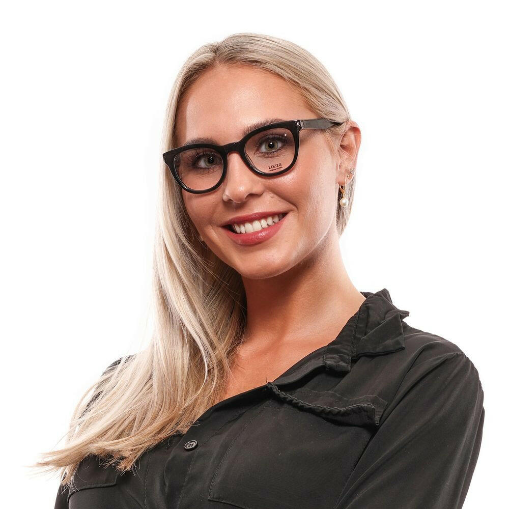 Lozza Black Women Glasses Frame.