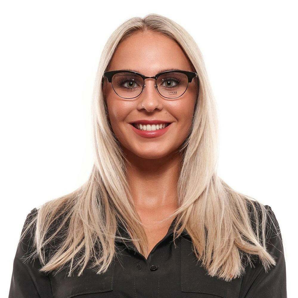 Lozza Black Women Glasses Frame.