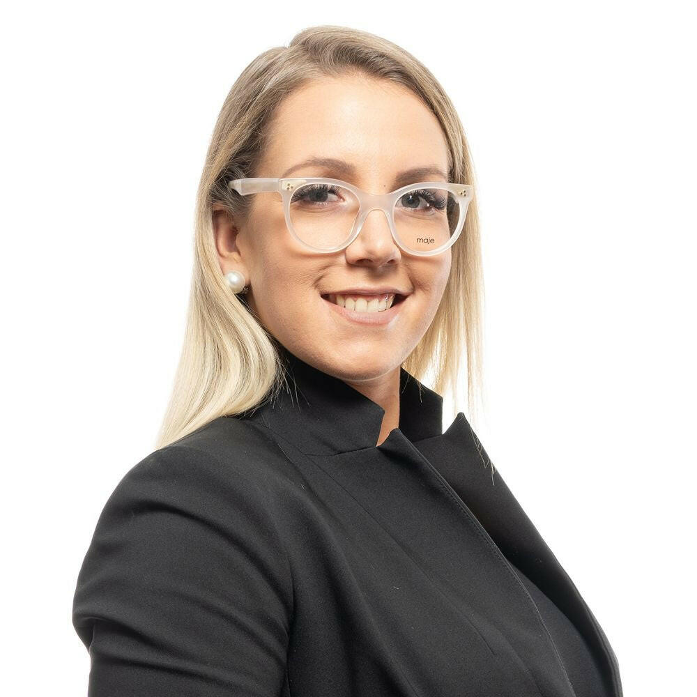 Maje White Women Glasses Frame.