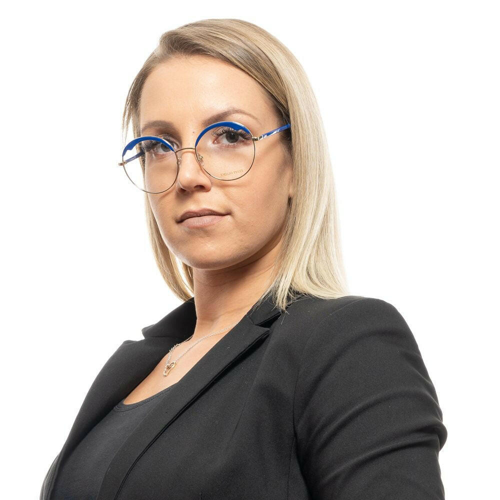 Emilio Pucci Blue Women Glasses Frame.