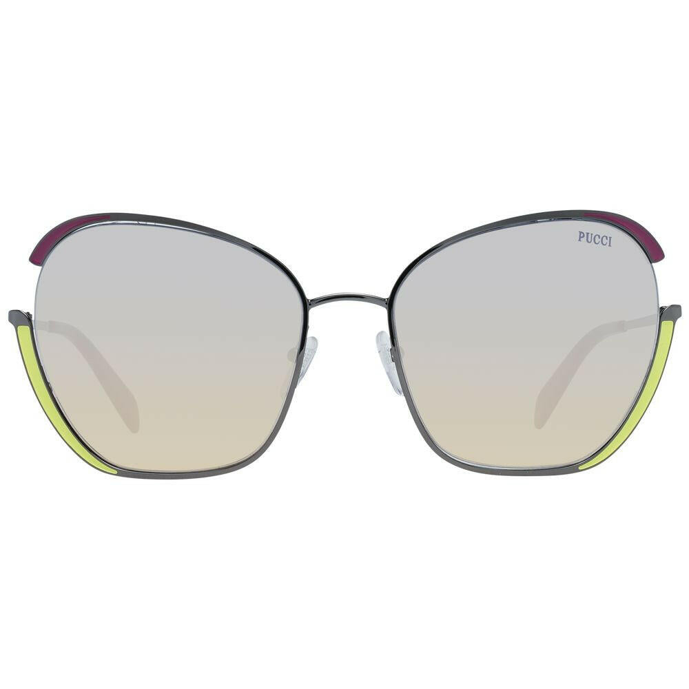 Emilio Pucci Gray Women Sunglass.