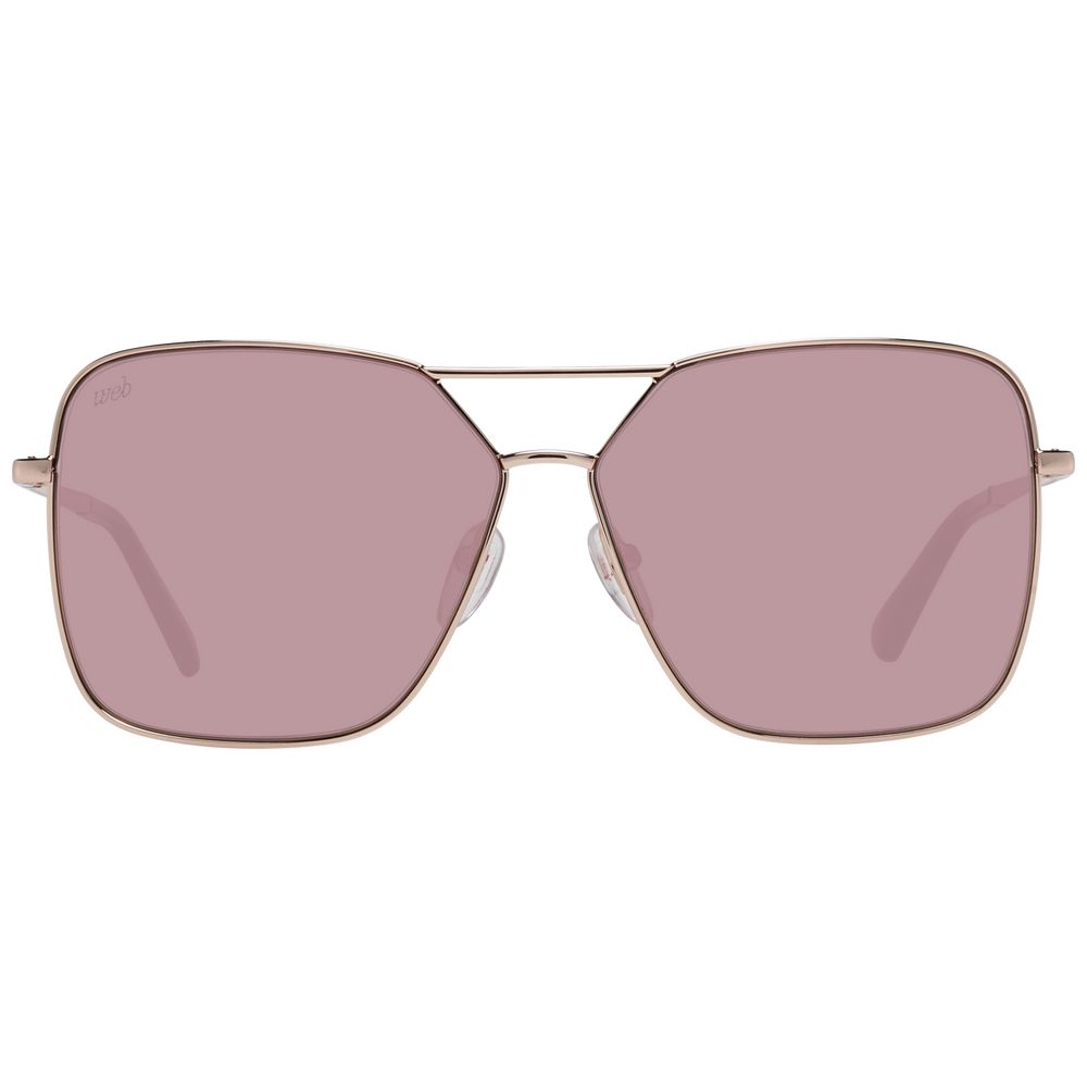 Web Rose Gold Women Sunglass Web