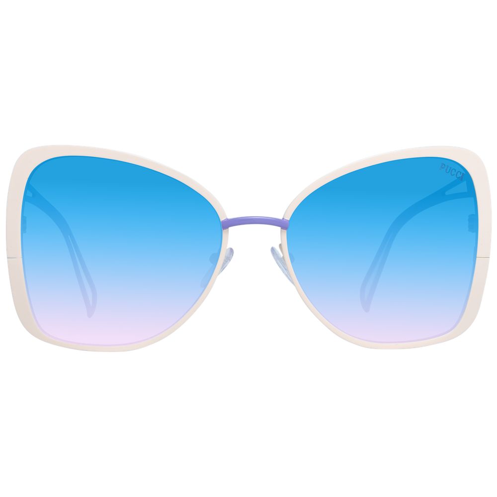 Emilio Pucci Cream Women Sunglass.