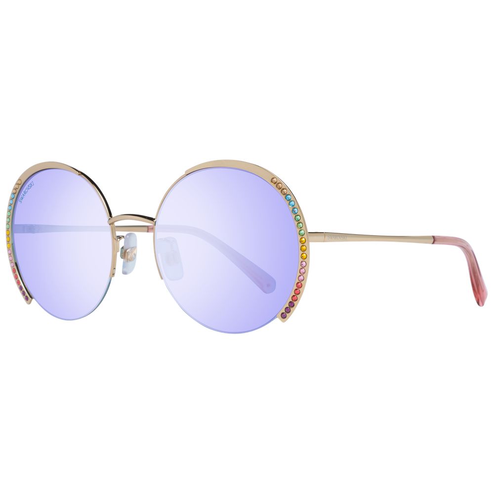 Swarovski Gold Women Sunglass.