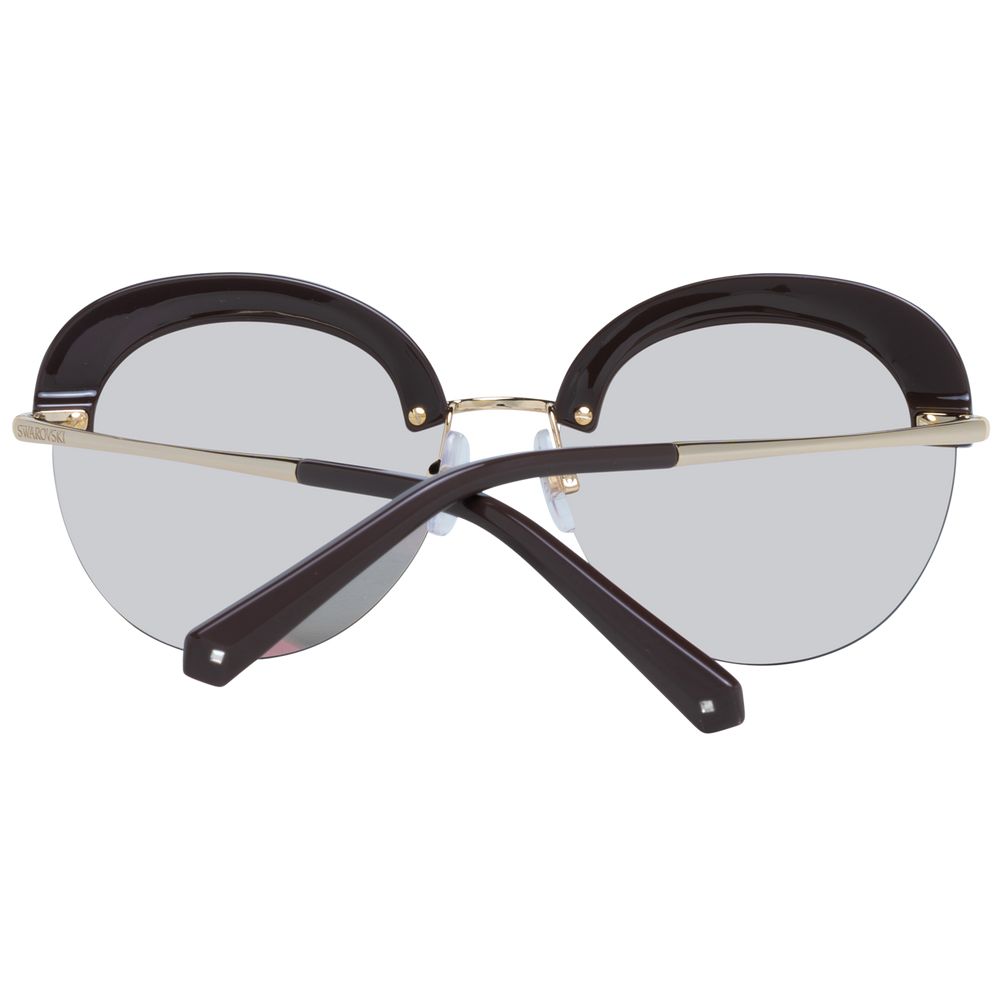 Swarovski Gold Women Sunglass.
