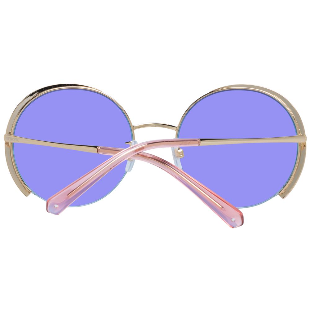 Swarovski Gold Women Sunglass.