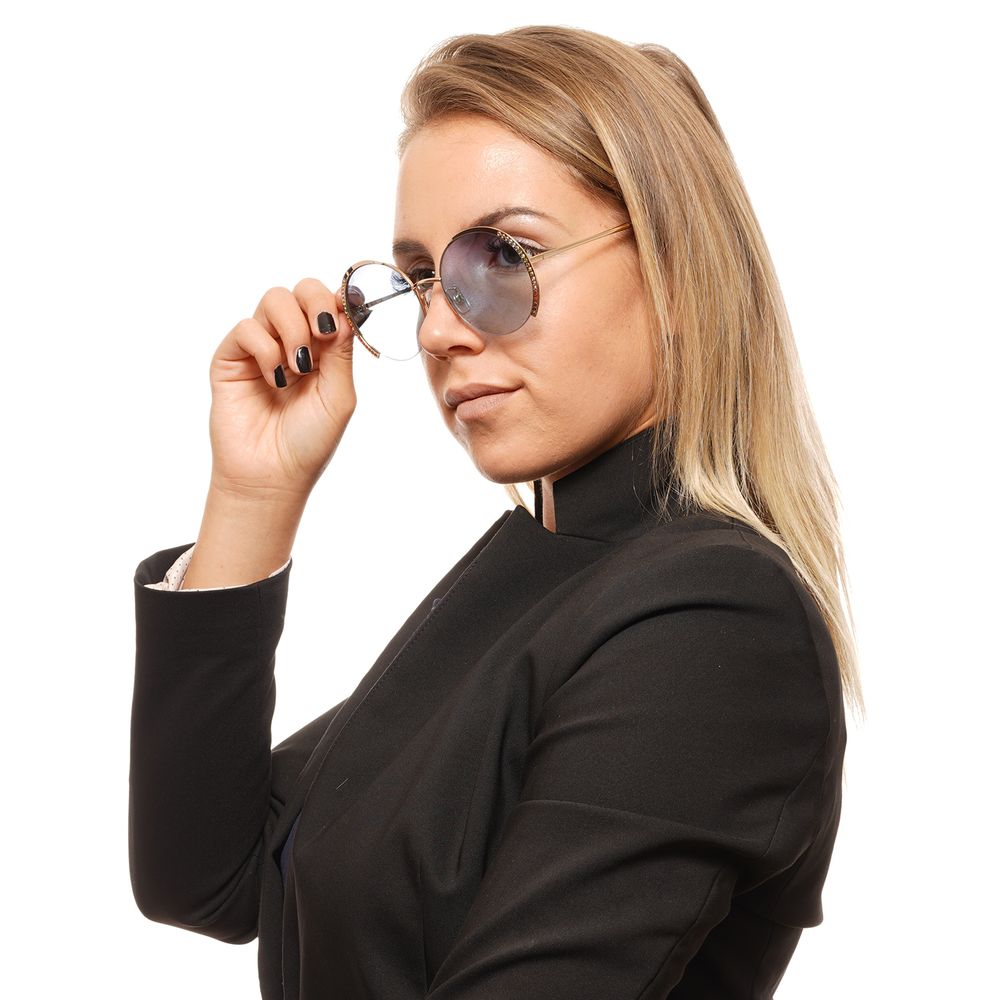 Swarovski Gold Women Sunglass.