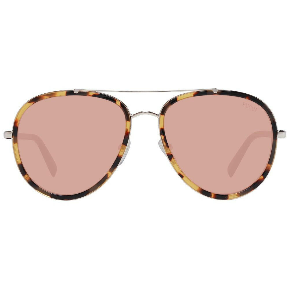 Emilio Pucci Brown Women Sunglass.