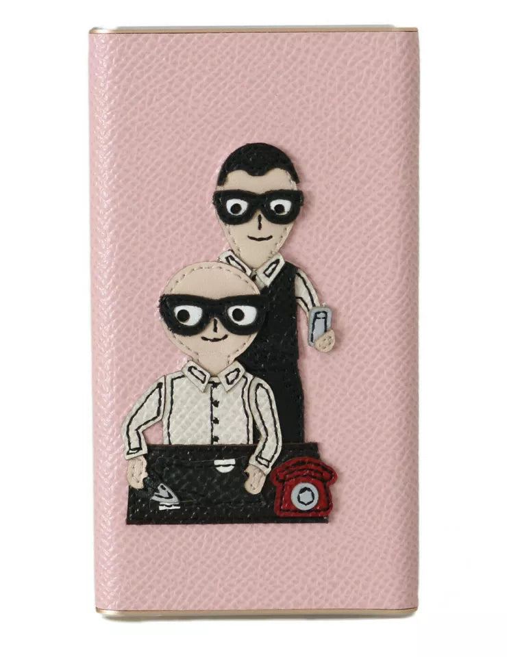 Dolce & Gabbana Charger USB Pink Leather #DGFAMILY Power Bank.
