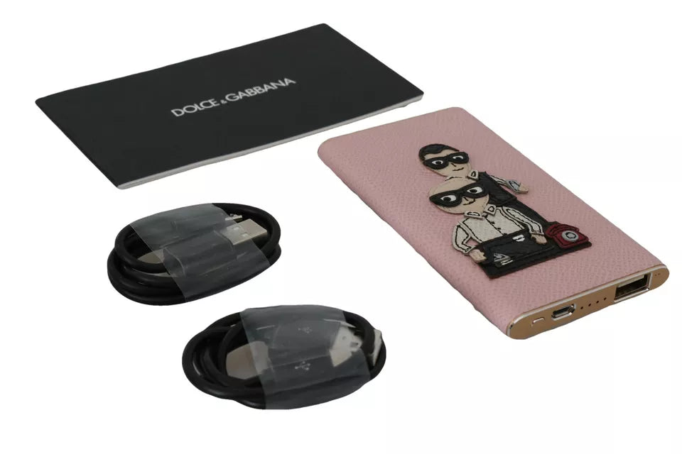 Dolce & Gabbana Charger USB Pink Leather #DGFAMILY Power Bank.