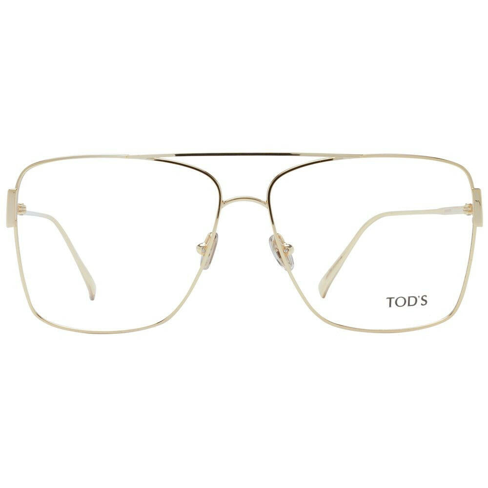 Tod's Gold Women Glasses Frame.