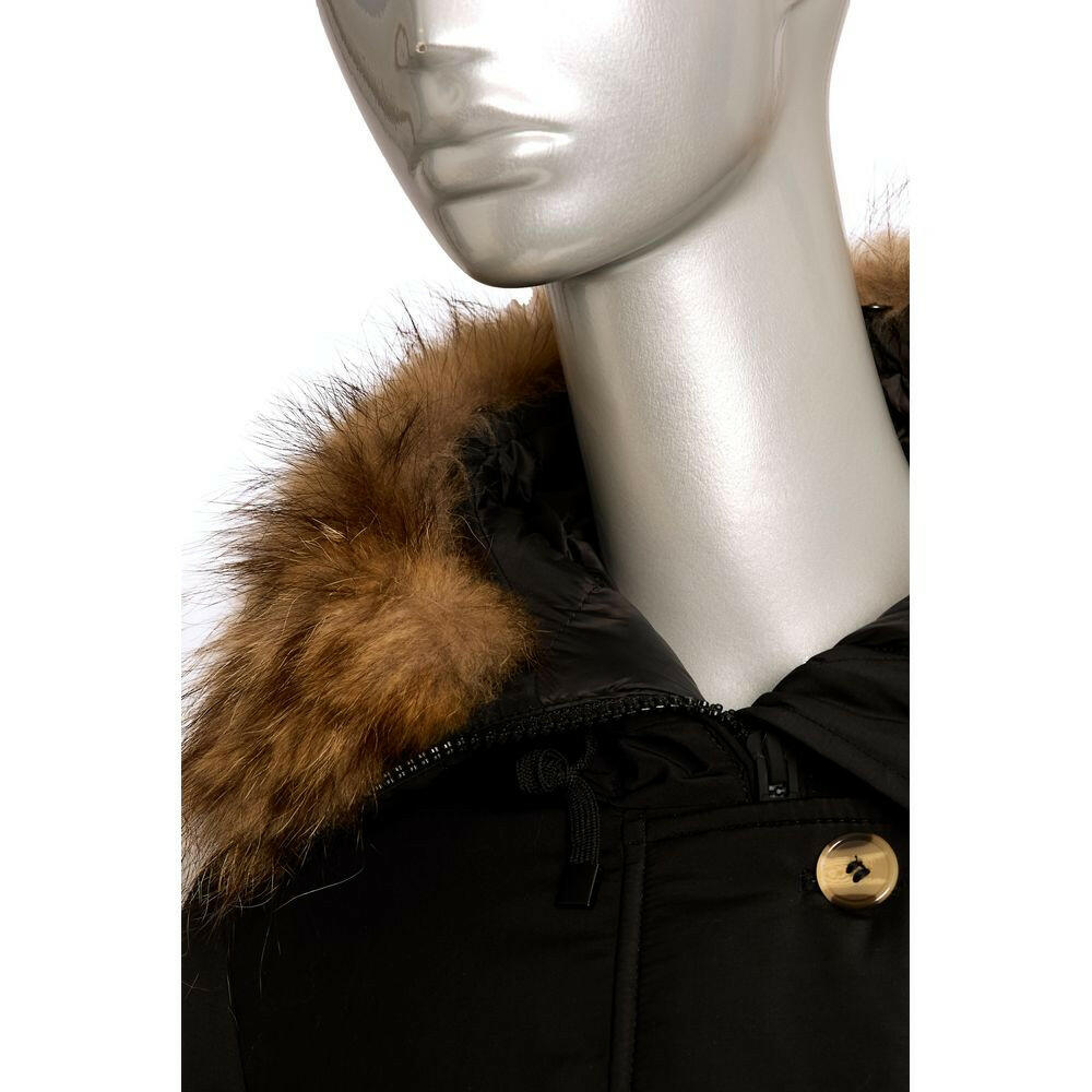 Baldinini Trend Black Polyester Women Jacket.