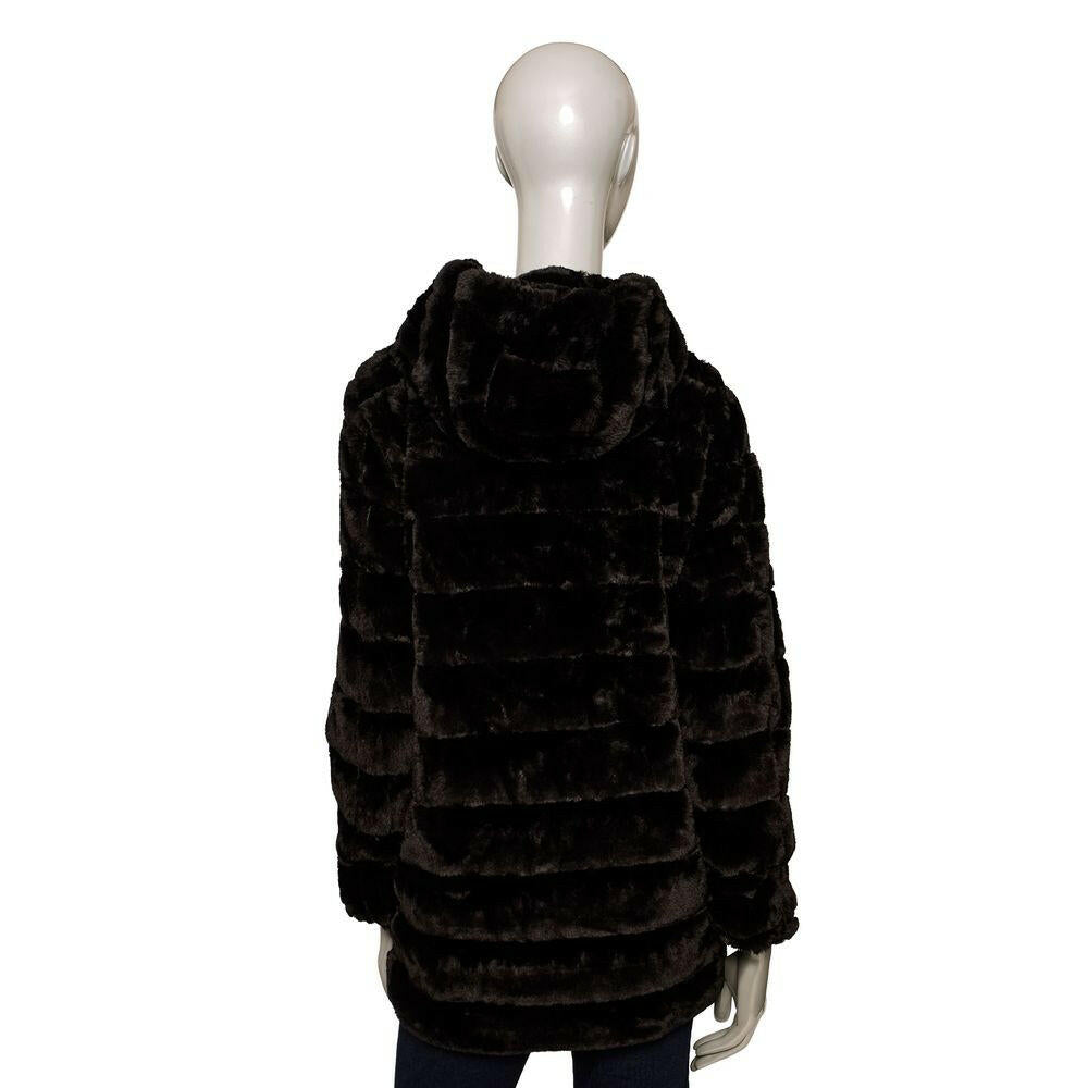 Baldinini Trend Black Polyester Women's Coat.