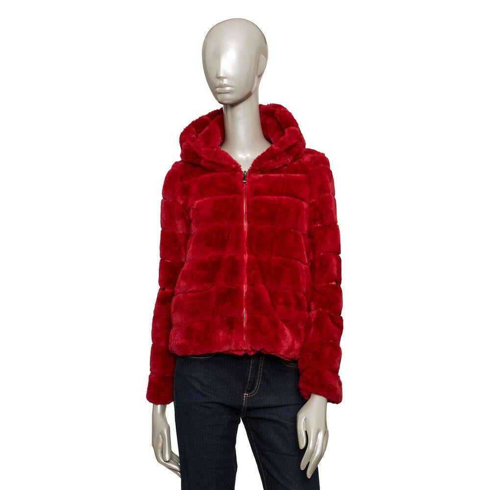Baldinini Trend Red Polyester Women's Jacket.