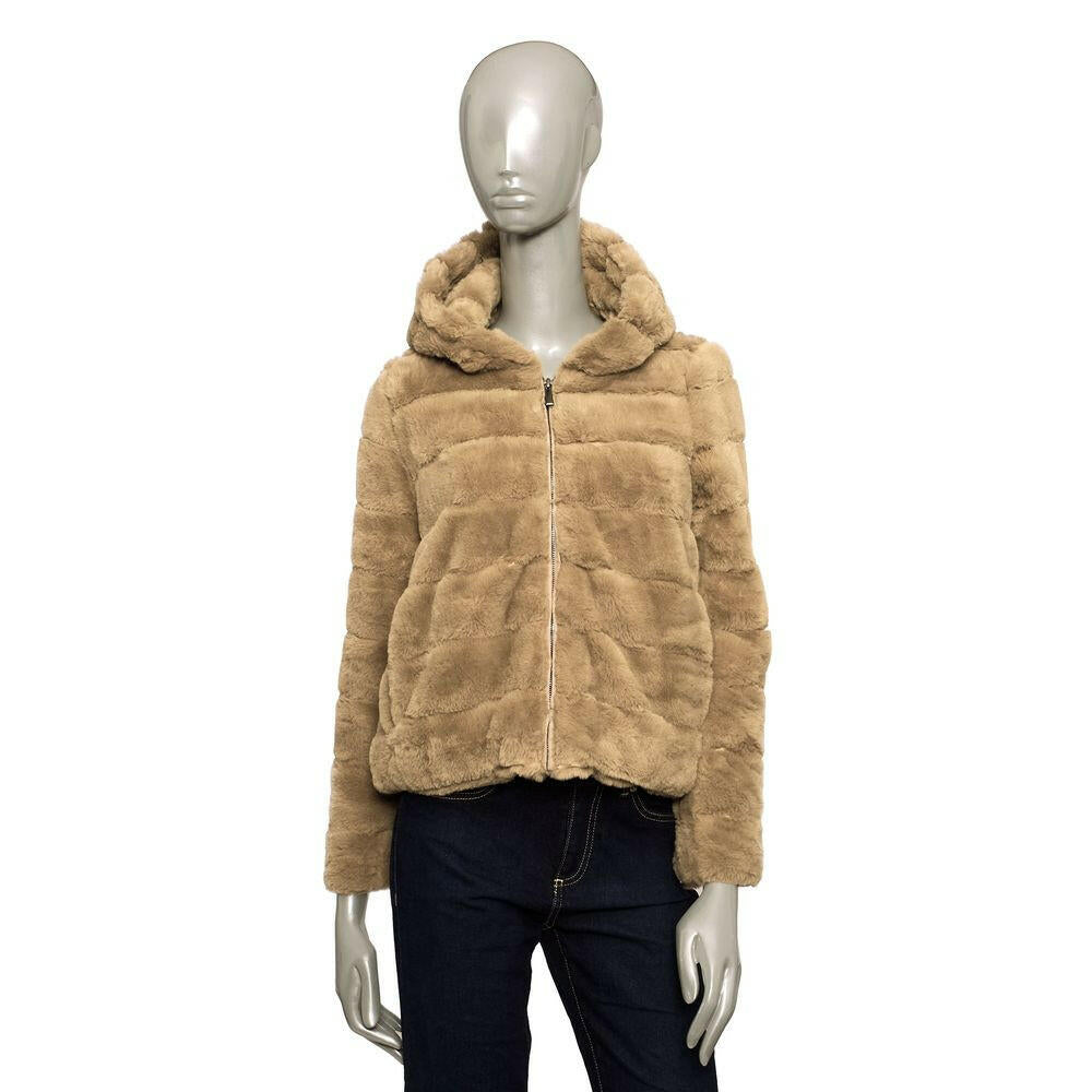 Baldinini Trend Beige Polyester Women Jacket.