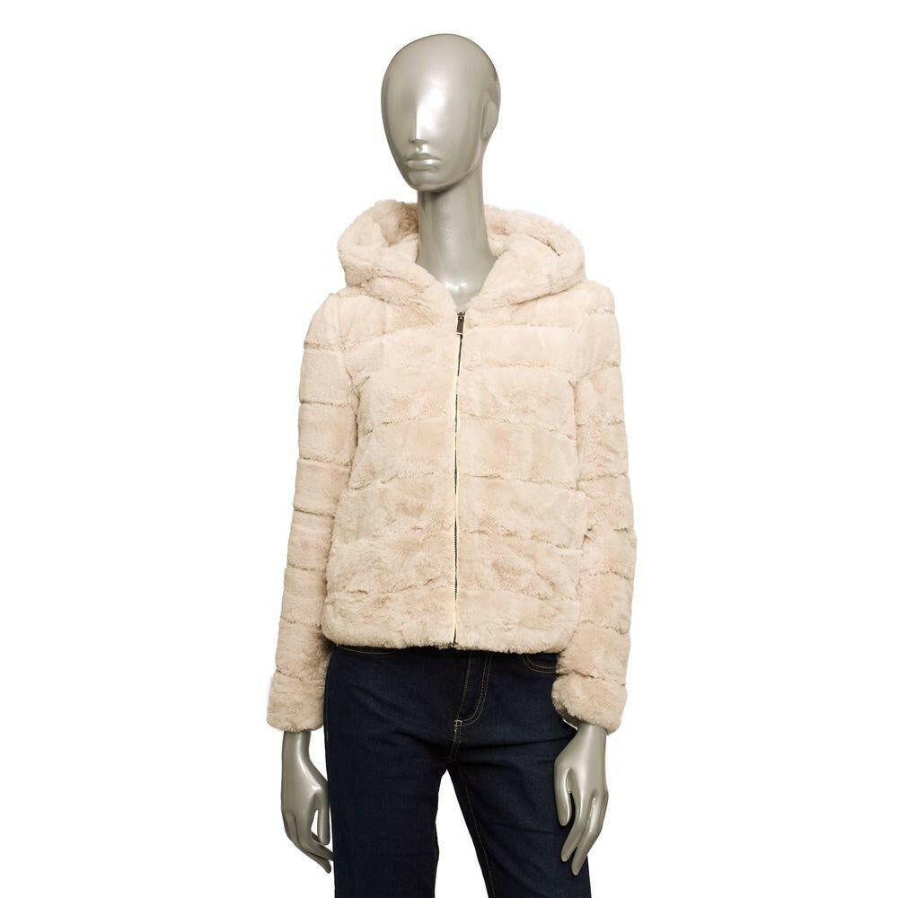 Baldinini Trend Beige Polyester Women Jacket.