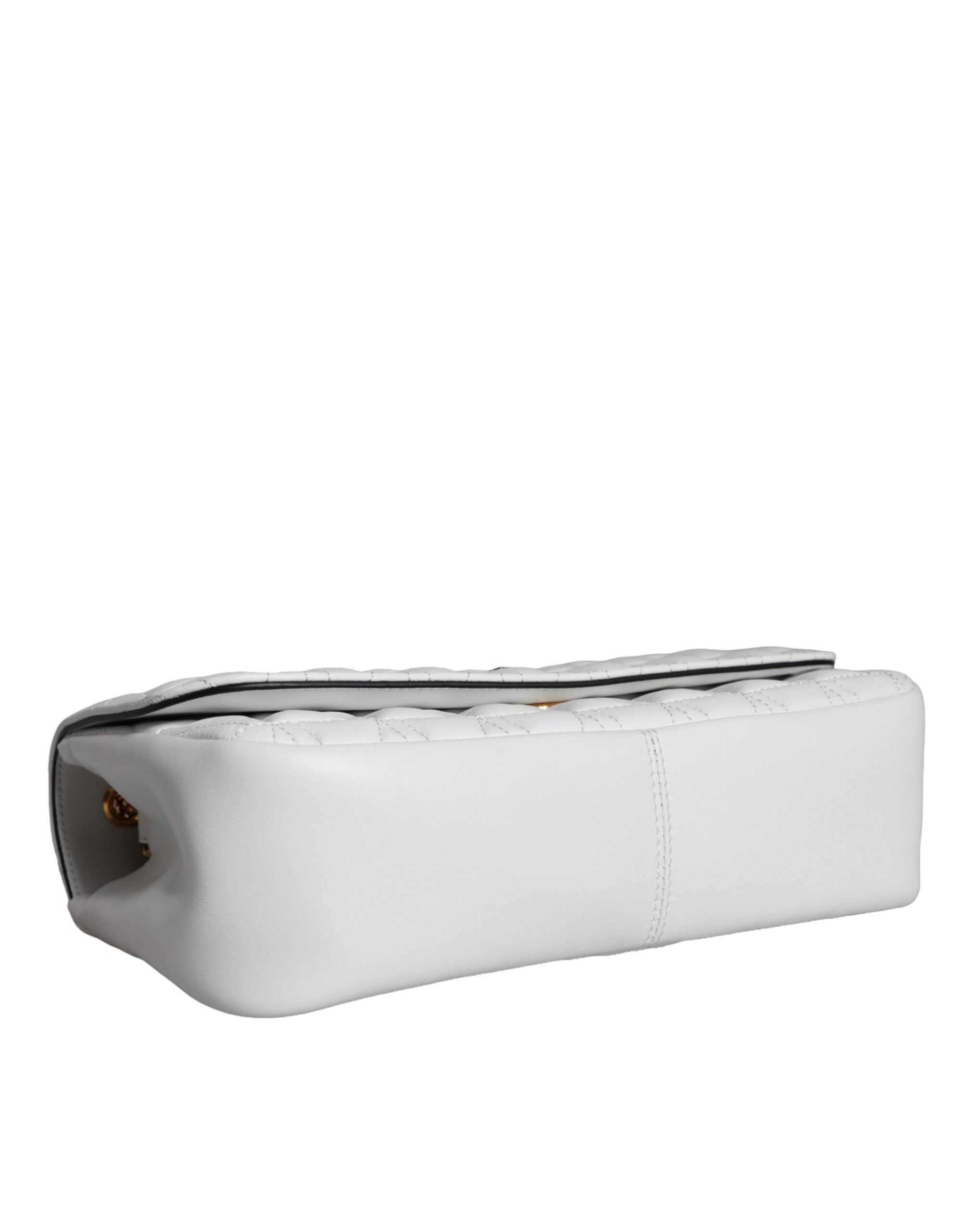 Versace White Mini Nappa Leather Crossbody Shoulder Bag Versace
