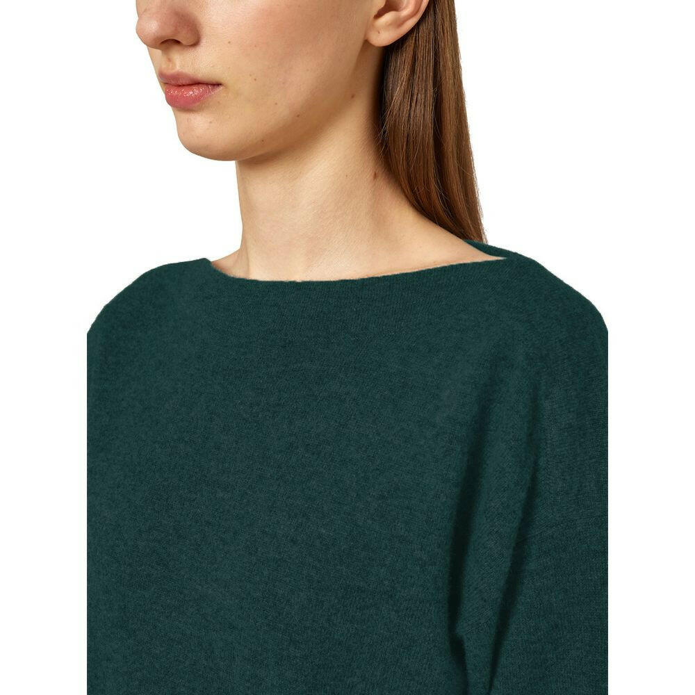 Alpha Studio Green Silk Sweater.