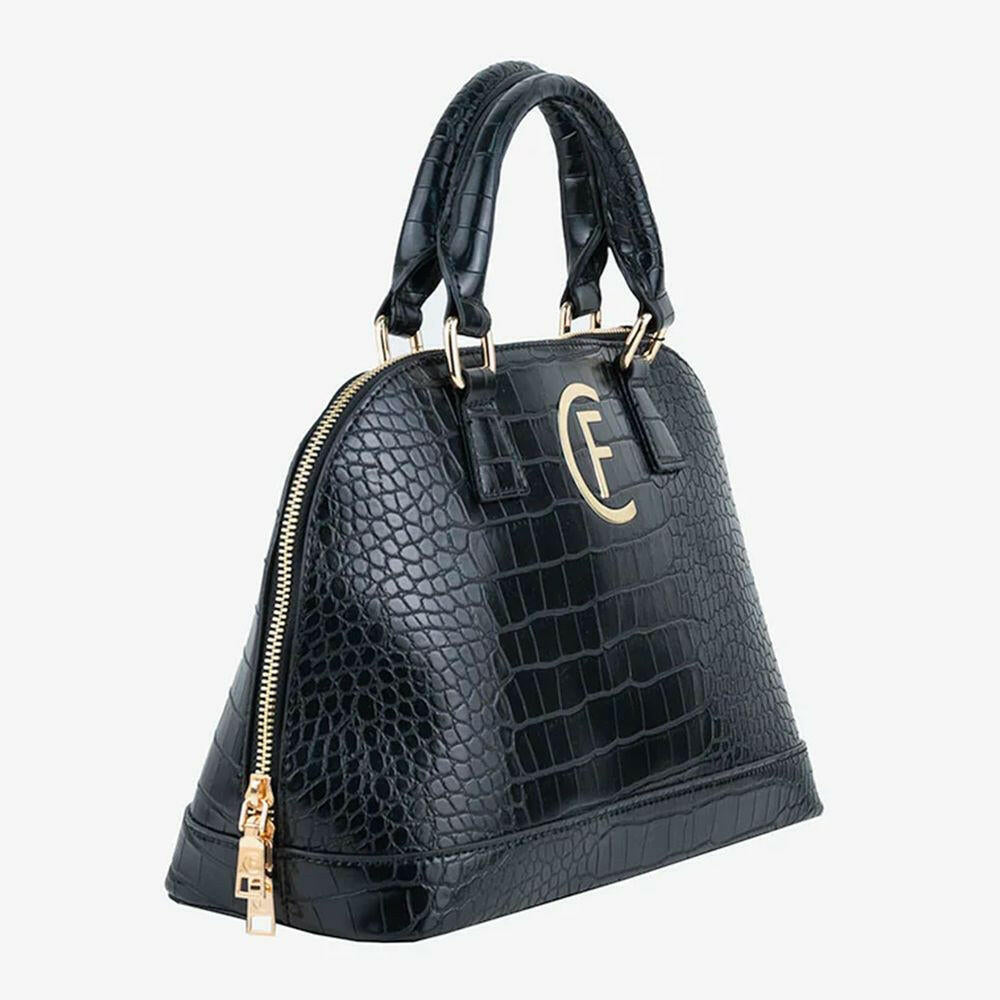 CRISTINAEFFE Black Artificial Leather Women Handbag.