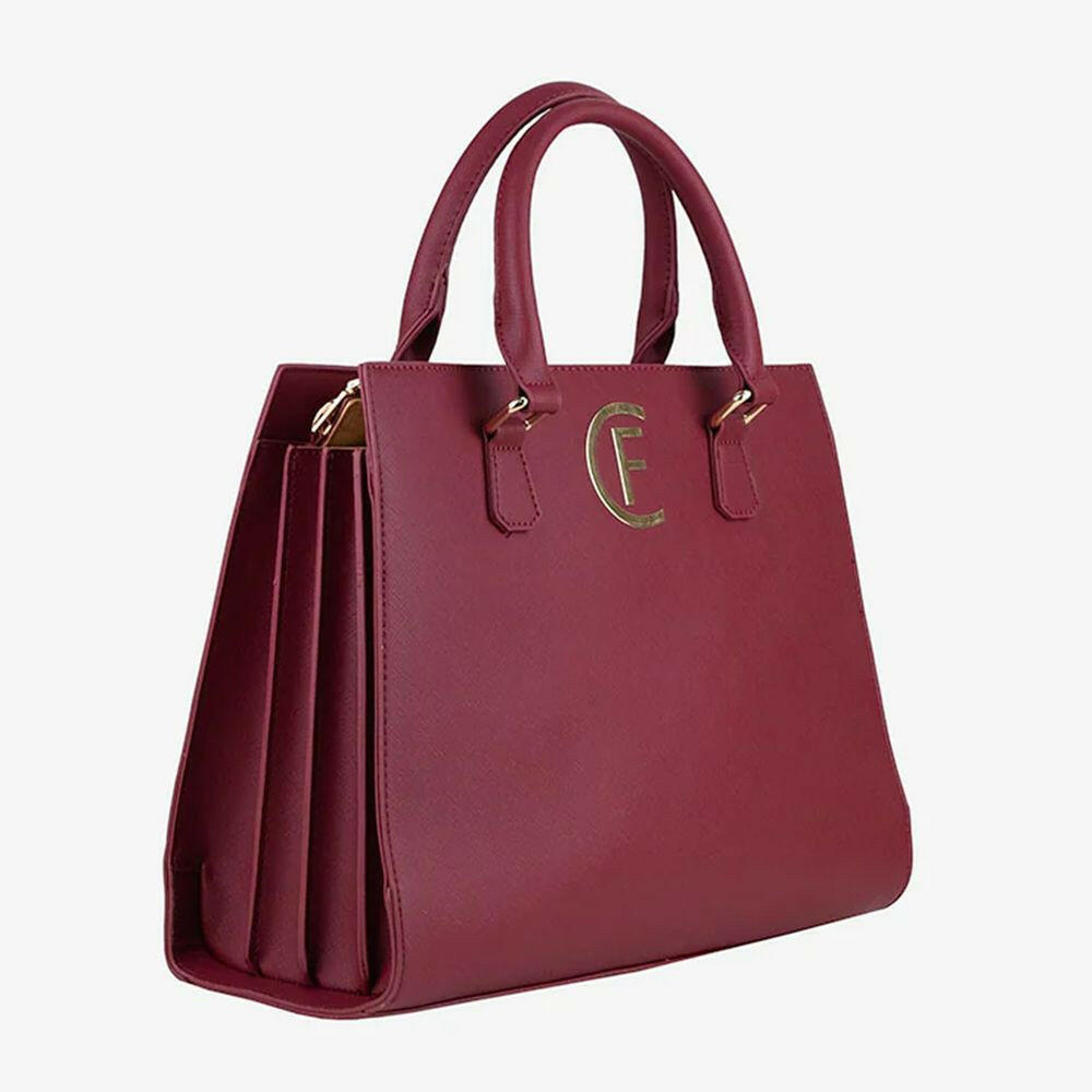 CRISTINAEFFE Red Artificial Leather Women Crossbody Bag.