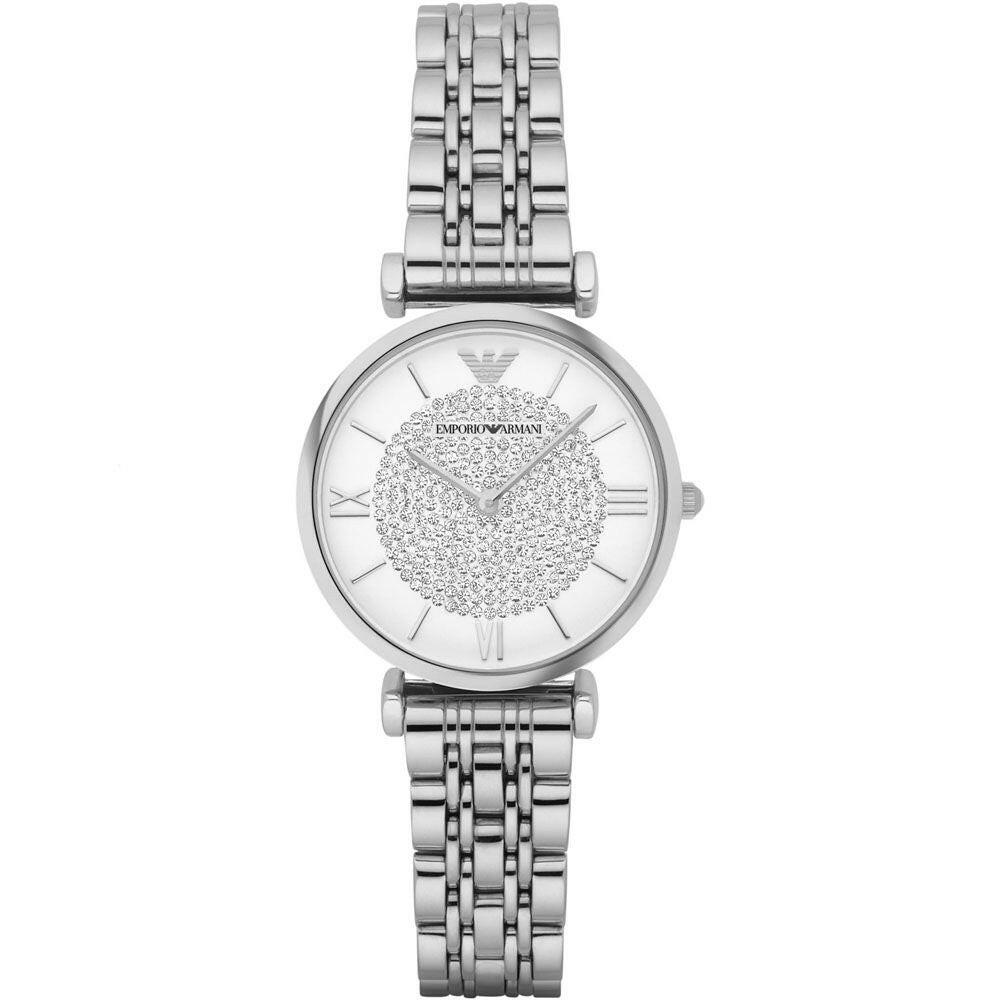 Armani Silver Stainless Steel Watch.
