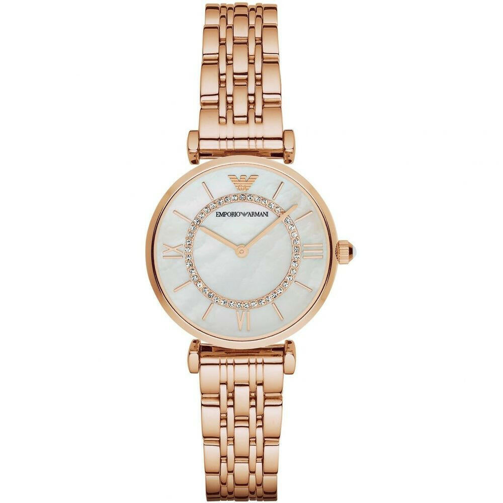 Armani Rose Gold Stainless Steel Watch.