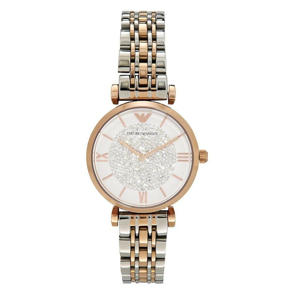 Armani Silver Stainless Steel Watch.